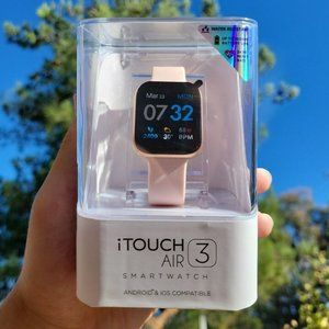Brand New iTouch Air 3, 40mm Rose Gold Case with Blush Band Unisex Smartwatch